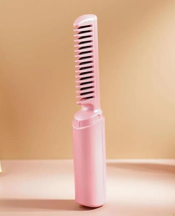 Rechargeable Mini Hair Straightener & Hot Comb