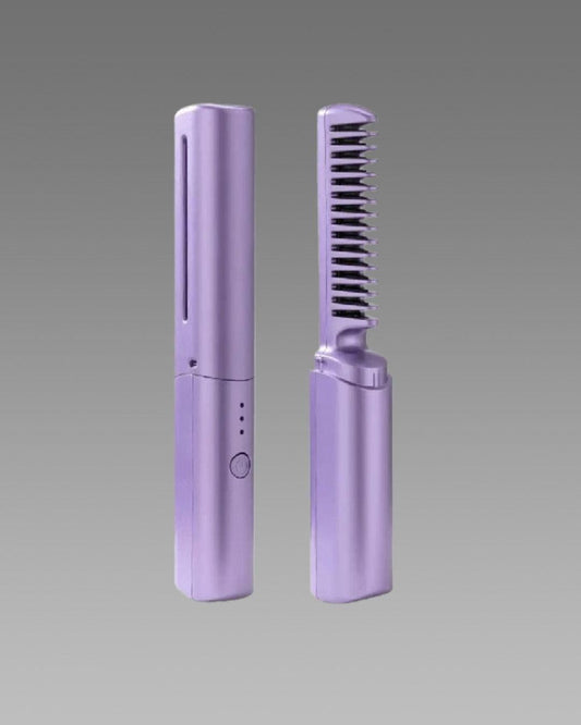 Rechargeable Mini Hair Straightener & Hot Comb